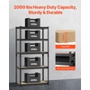 image:imageVEVOR Storage Shelves 5Tier Adjustable 3000 lbs Capacity Heavy Duty Garage Storage Shelving Unit Metal Utility Rack Shelf for Garage Warehouse Basement Kitchen 3642 W x 1642 D x 7138 H16 D x 32 W x 63 H