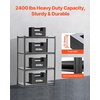 image:imageVEVOR Storage Shelves 5Tier Adjustable 3000 lbs Capacity Heavy Duty Garage Storage Shelving Unit Metal Utility Rack Shelf for Garage Warehouse Basement Kitchen 3642 W x 1642 D x 7138 H20 D x 40 W x 57 H