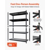 image:imageVEVOR Storage Shelves 5Tier Adjustable 3000 lbs Capacity Heavy Duty Garage Storage Shelving Unit Metal Utility Rack Shelf for Garage Warehouse Basement Kitchen 3642 W x 1642 D x 7138 H18 D x 48 W x 72 H