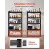 image:imageVEVOR Storage Shelves 5Tier Adjustable 3000 lbs Capacity Heavy Duty Garage Storage Shelving Unit Metal Utility Rack Shelf for Garage Warehouse Basement Kitchen 3642 W x 1642 D x 7138 H18 D x 40 W x 72 H