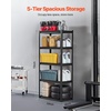 image:imageVEVOR Storage Shelves 5Tier Adjustable 3000 lbs Capacity Heavy Duty Garage Storage Shelving Unit Metal Utility Rack Shelf for Garage Warehouse Basement Kitchen 3642 W x 1642 D x 7138 H18 D x 32 W x 72 H