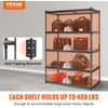 image:imageVEVOR Storage Shelves 5Tier Adjustable 3000 lbs Capacity Heavy Duty Garage Storage Shelving Unit Metal Utility Rack Shelf for Garage Warehouse Basement Kitchen 3642 W x 1642 D x 7138 H24 D x 48 W x 72 H