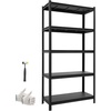 image:imageVEVOR Storage Shelves 5Tier Adjustable 3000 lbs Capacity Heavy Duty Garage Storage Shelving Unit Metal Utility Rack Shelf for Garage Warehouse Basement Kitchen 3642 W x 1642 D x 7138 H16 D x 36 W x 714