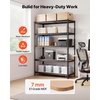image:imageVEVOR Storage Shelves 5Tier Adjustable 3000 lbs Capacity Heavy Duty Garage Storage Shelving Unit Metal Utility Rack Shelf for Garage Warehouse Basement Kitchen 3642 W x 1642 D x 7138 H2435 D x 4837 W x 7138 H