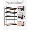 image:imageVEVOR Storage Shelves 5Tier Adjustable 3000 lbs Capacity Heavy Duty Garage Storage Shelving Unit Metal Utility Rack Shelf for Garage Warehouse Basement Kitchen 3642 W x 1642 D x 7138 H2435 D x 4837 W x 7138 H
