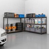 image:imageVEVOR Storage Shelves 5Tier Adjustable 3000 lbs Capacity Heavy Duty Garage Storage Shelving Unit Metal Utility Rack Shelf for Garage Warehouse Basement Kitchen 3642 W x 1642 D x 7138 H2435 D x 4837 W x 7138 H