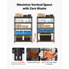 image:imageVEVOR Storage Shelves 5Tier Adjustable 3000 lbs Capacity Heavy Duty Garage Storage Shelving Unit Metal Utility Rack Shelf for Garage Warehouse Basement Kitchen 3642 W x 1642 D x 7138 H2435 D x 4837 W x 7138 H