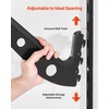 image:imageVEVOR Surfboard Wall Mount 4 Tiers Horizontal Surfboard Rack for Storage and Display Adjustable Height Metal Board Stand Organizer Surf Board Holder for Snowboards Kiteboards Shortboard Skis