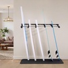 image:imageVEVOR Surfboard Wall Mount 5 Tiers Vertical Surfboard Rack for Storage and Display Adjustable Metal Board Stand Organizer with Sponge Pad Surf Board Holder for Snowboards Kiteboards Shortboard
