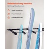 image:imageVEVOR Surfboard Wall Mount 5 Tiers Vertical Surfboard Rack for Storage and Display Adjustable Metal Board Stand Organizer with Sponge Pad Surf Board Holder for Snowboards Kiteboards Shortboard