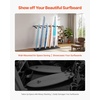 image:imageVEVOR Surfboard Wall Mount 5 Tiers Vertical Surfboard Rack for Storage and Display Adjustable Metal Board Stand Organizer with Sponge Pad Surf Board Holder for Snowboards Kiteboards Shortboard