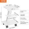 image:imageVEVOR Trolley Cart with Swivel Wheels 3Layer Mobile Esthetician Cart Steel Metal Rolling Tray for Lab Clinic Beauty and Salon 220 lbs Weight Capacity3Layer without Socket