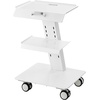 image:imageVEVOR Trolley Cart with Swivel Wheels 3Layer Mobile Esthetician Cart Steel Metal Rolling Tray for Lab Clinic Beauty and Salon 220 lbs Weight Capacity3Layer without Socket