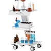 image:imageVEVOR Trolley Cart with Swivel Wheels 3Layer Mobile Esthetician Cart Steel Metal Rolling Tray for Lab Clinic Beauty and Salon 220 lbs Weight Capacity3Layer without Socket