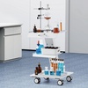 image:imageVEVOR Trolley Cart with Swivel Wheels 3Layer Mobile Esthetician Cart Steel Metal Rolling Tray for Lab Clinic Beauty and Salon 220 lbs Weight Capacity3Layer without Socket