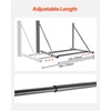 image:imageVEVOR Wall Mounted Folding Tire Rack 32  48 Adjustable Tire Rack Q235 HeavyDuty Steel Tire Storage Rack for R14R20 inch Standard Tires Max 300lbs Load Capacity for Garage Workshop Repair Shop