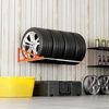 image:imageVEVOR Wall Mounted Tire Rack 31  56 Adjustable Tire Rack Q235 HeavyDuty Steel Tire Storage Rack for R14R20 inch Standard Tires Max 400lbs Load Capacity Ideal for Garage Workshop Repair Shop