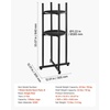 image:imageVEVOR Water Dispenser Stand 5 Gallon Water Jug Stand Heavy Duty Jug Rack Organizer with Detachable Storage Shelf Handle CrossShaped Stable Base for Kitchen Office Living Room Gym Black