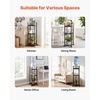 image:imageVEVOR Water Dispenser Stand 5 Gallon Water Jug Stand Heavy Duty Jug Rack Organizer with Detachable Storage Shelf Handle CrossShaped Stable Base for Kitchen Office Living Room Gym Black