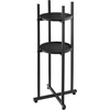 image:imageVEVOR Water Dispenser Stand 5 Gallon Water Jug Stand Heavy Duty Jug Rack Organizer with Detachable Storage Shelf Handle CrossShaped Stable Base for Kitchen Office Living Room Gym Black