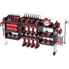 image:imageVEVOR Power Tool Organizer with Charging Station 3Layer Power Tool Battery Storage Rack with 558 ft Power Strip 8 Drill Holders amp 8 Outlets Garage Tool Organizer for Garage Workbench WorkshopEclectic