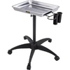 image:imageVEVOR Stainless Steel Salon Tray Adjustable Height Mayo Stand Medical Tray Tattoo Tray Lab Cart with 2 Cups and Metal Ring for SPA Clinic Personal Care Lab Hospital DentistrySalon Tray