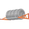 image:imageVEVOR Wall Mounted Tire Rack 31  56 Adjustable Tire Rack Q235 HeavyDuty Steel Tire Storage Rack for R14R20 inch Standard Tires Max 400lbs Load Capacity Ideal for Garage Workshop Repair Shop