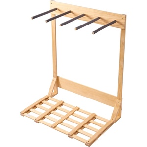 image:imageVEVOR Natural Pinewood Vertical Surfboard Stand  Freestanding Padded Rack for Longboards amp Shortboards Indoor Surfboard Holder for Garage Home or Surf Shop