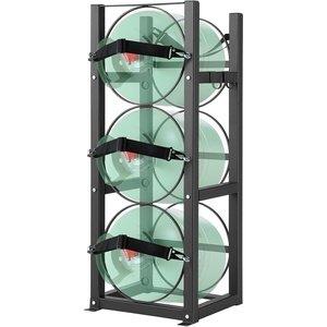 image:imageVEVOR Refrigerant Tank Rack with 3 x 3050lb Bottle Tanks Cylinder Tank Rack 1464x1397x4606 in Refrigerant Cylinder Rack Gas Cylinder Racks and Holders for Freon Gases Oxygen Nitrogen1299 x 1279 x 3295