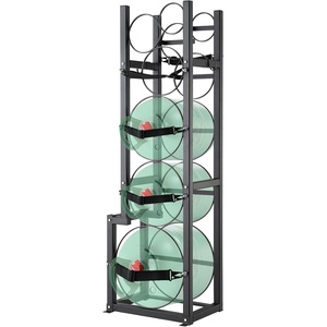 image:imageVEVOR Refrigerant Tank Rack with 3 x 3050lb Bottle Tanks Cylinder Tank Rack 1464x1397x4606 in Refrigerant Cylinder Rack Gas Cylinder Racks and Holders for Freon Gases Oxygen Nitrogen1299 x 1555 x 4976