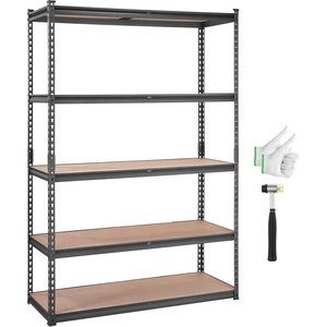 image:imageVEVOR Storage Shelves 5Tier Adjustable 3000 lbs Capacity Heavy Duty Garage Storage Shelving Unit Metal Utility Rack Shelf for Garage Warehouse Basement Kitchen 3642 W x 1642 D x 7138 H18 D x 48 W x 72 H