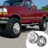 image:imageVEVOR 16inch Wheel Simulators 304 Stainless Steel Wheel Simulator Kit with Mirror Polished Finish 2 Front and 2 Rear Wheel Covers Fit for Ford F350 19741998 4 pcs16
