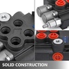image:imageVEVOR 2 Spool Hydraulic Joystick Control Valve 11gpm Hydraulic Valve Hydraulic Directional Control Valve Double Acting Relief Valve Range Reach Up to 3600 PSI for Tractors Loaders Tanks Log Splitters