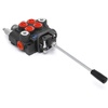 image:imageVEVOR 2 Spool Hydraulic Joystick Control Valve 11gpm Hydraulic Valve Hydraulic Directional Control Valve Double Acting Relief Valve Range Reach Up to 3600 PSI for Tractors Loaders Tanks Log Splitters