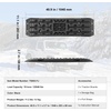 image:imageVEVOR 7 TON Traction Boards with TPR Material Recovery Boards for Offroad VehiclesCarsPickupsSUVsRVs Pair Tire Traction Mats on Snow Sand Mud and Loose Terrain Storage Bags Short BlackBLACK41