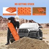 image:imageVEVOR 7 TON Traction Boards with TPR Material Recovery Boards for Offroad VehiclesCarsPickupsSUVsRVs Pair Tire Traction Mats on Snow Sand Mud and Loose Terrain Storage Bags Short BlackORANGE41