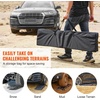 image:imageVEVOR 7 TON Traction Boards with TPR Material Recovery Boards for Offroad VehiclesCarsPickupsSUVsRVs Pair Tire Traction Mats on Snow Sand Mud and Loose Terrain Storage Bags Short BlackBLACK41