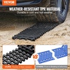 image:imageVEVOR 7 TON Traction Boards with TPR Material Recovery Boards for Offroad VehiclesCarsPickupsSUVsRVs Pair Tire Traction Mats on Snow Sand Mud and Loose Terrain Storage Bags Short BlackBLACK31