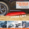 image:imageVEVOR 7 TON Traction Boards with TPR Material Recovery Boards for Offroad VehiclesCarsPickupsSUVsRVs Pair Tire Traction Mats on Snow Sand Mud and Loose Terrain Storage Bags Short BlackRED41