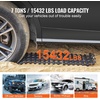 image:imageVEVOR 7 TON Traction Boards with TPR Material Recovery Boards for Offroad VehiclesCarsPickupsSUVsRVs Pair Tire Traction Mats on Snow Sand Mud and Loose Terrain Storage Bags Short BlackBLACK31