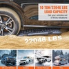 image:imageVEVOR 7 TON Traction Boards with TPR Material Recovery Boards for Offroad VehiclesCarsPickupsSUVsRVs Pair Tire Traction Mats on Snow Sand Mud and Loose Terrain Storage Bags Short BlackBLACK41