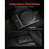 image:imageVEVOR 8 400W Underseat Car Subwoofer Slim Powered Car Subwoofers Under The Seat Low Profile Audio Sub Builtin Amplifier HighLow Level Input amp Volume Controller for SUVs Car Truck RV8IN