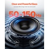 image:imageVEVOR 8 400W Underseat Car Subwoofer Slim Powered Car Subwoofers Under The Seat Low Profile Audio Sub Builtin Amplifier HighLow Level Input amp Volume Controller for SUVs Car Truck RV8IN