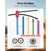 image:imageVEVOR Dirt Bike Tire Changing Tool Kit Fits for Motocross Enduro 1621 Wheels Includes 1525 mm Axle Adapters Dirt Bike Tire Changing Tools Compact Changer with 2 Irons and Protective Sleeve