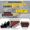 image:imageVEVOR Hydraulic Directional Control Valve 6 Spool Hydraulic Spool Valve 11 GPM Hydraulic Loader Valve 3600 PSI Directional Control Valve Hydraulic Valves and Controls for Tractors Loaders Tanks