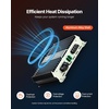 image:imageVEVOR Monoblock Car Amplifier 400W RMS MAX 124 Ohm Stable 1Channel Class D Car Audio Amplifier with Remote Subwoofer Level Control Low Pass Filter Bass Boost amp Phase Shift Volume Controller800W