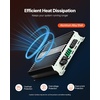 image:imageVEVOR Monoblock Car Amplifier 400W RMS MAX 124 Ohm Stable 1Channel Class D Car Audio Amplifier with Remote Subwoofer Level Control Low Pass Filter Bass Boost amp Phase Shift Volume Controller1200W