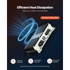 image:imageVEVOR Monoblock Car Amplifier 400W RMS MAX 124 Ohm Stable 1Channel Class D Car Audio Amplifier with Remote Subwoofer Level Control Low Pass Filter Bass Boost amp Phase Shift Volume Controller400W