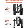 image:imageVEVOR Motorcycle Wheel Balancer Tire Balancer amp Truing Stand for Hollow amp Solid Axle Wheels HeavyDuty Design with Adjustable Cones and Truing Pointer for Sport and Dirt BikesHollow  Solid Axle