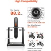 image:imageVEVOR Motorcycle Wheel Balancer Tire Balancer amp Truing Stand for Hollow amp Solid Axle Wheels HeavyDuty Design with Adjustable Cones and Truing Pointer for Sport and Dirt BikesHollow  Solid Axle